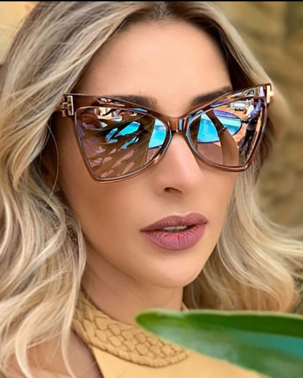 Cat Eye Frame Vintage Sunglasses