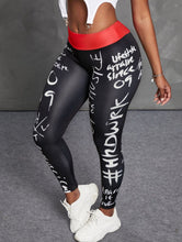 Load image into Gallery viewer, Say It Letter Print Leggings
